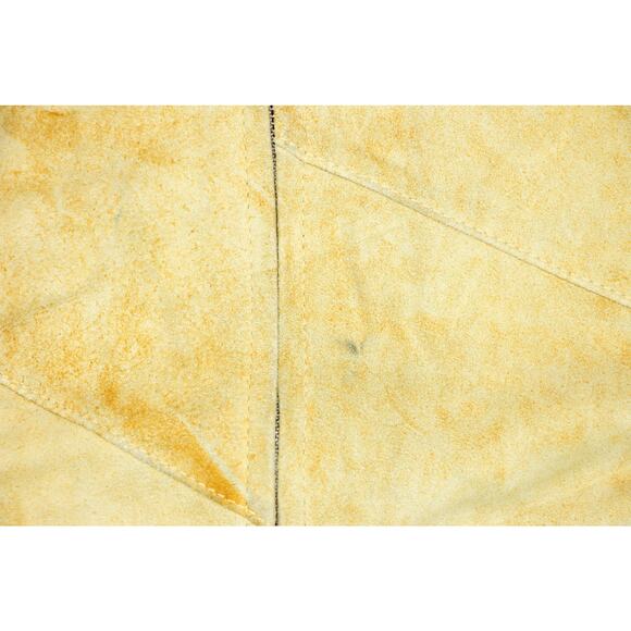 Nicola Berti Made in Italy Moto Rust Distressed Tan Suede Leather jacket - Picture 10 of 11